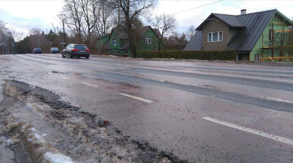 Tartu mnt enne rekonstrueerimist