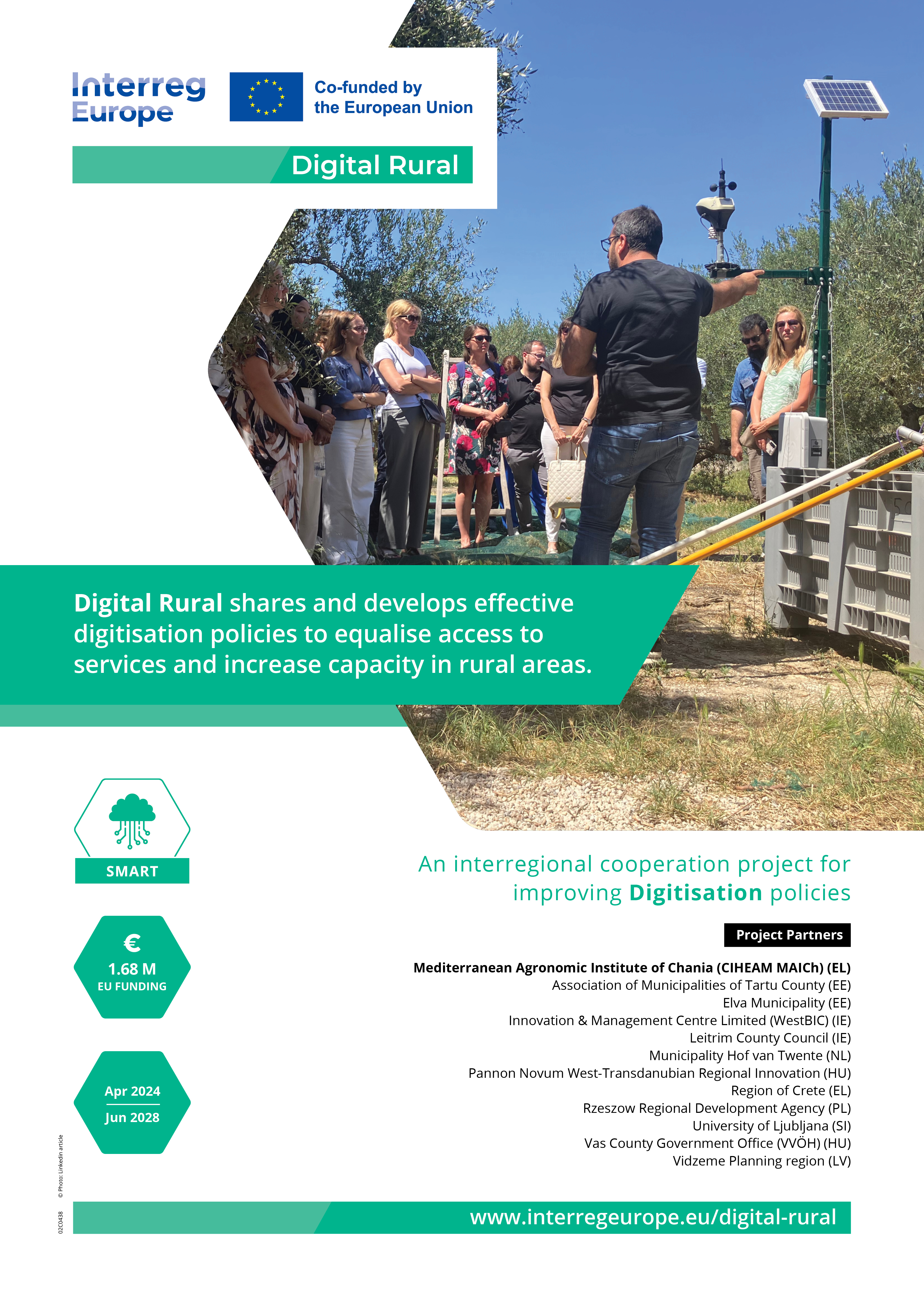 Digital Rural projekti poster