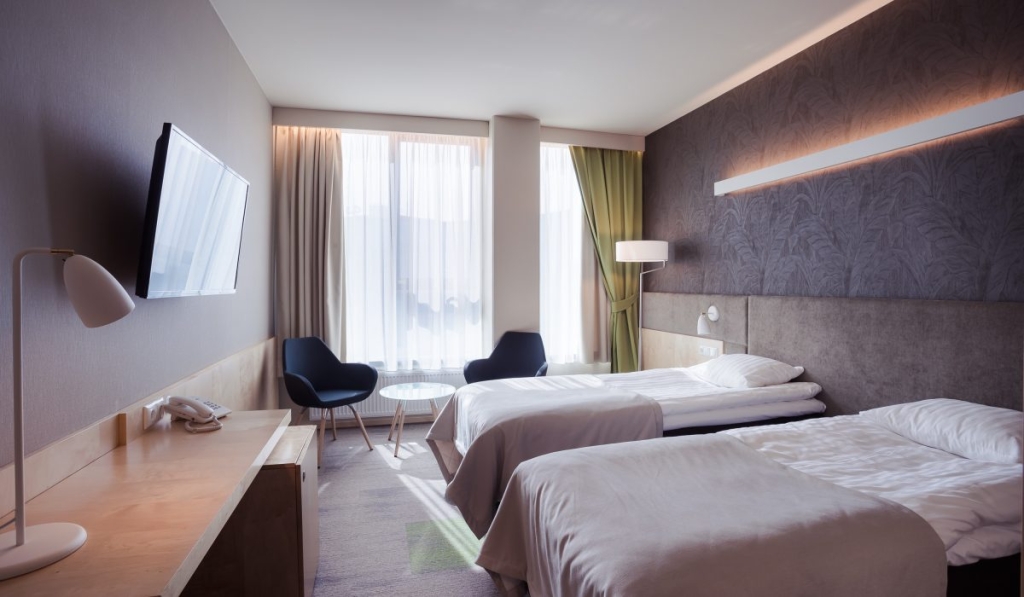 Voodid oli kasutusel Hotell Tartu Superior tubades.