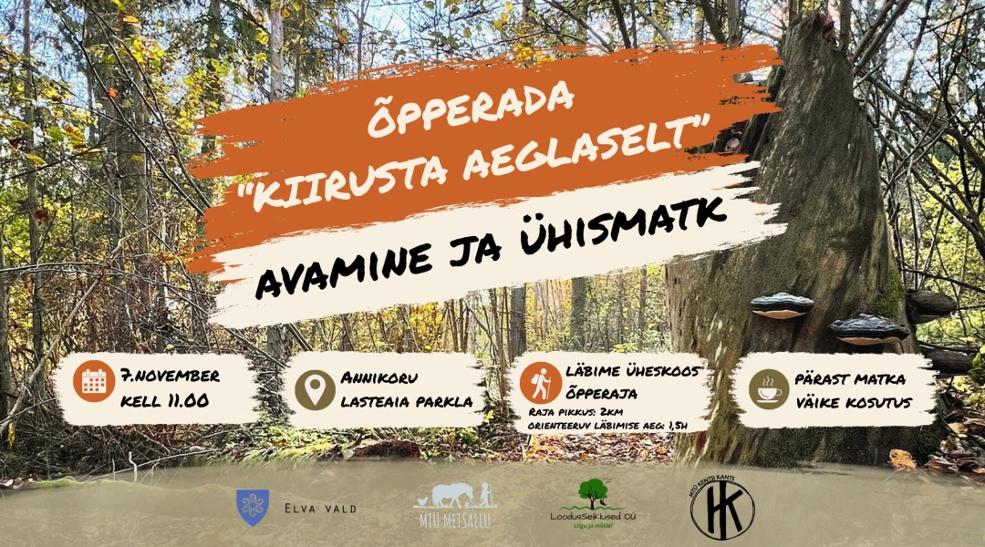 Opperada Kiirusta aeglasel